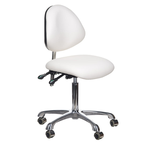 Taboret kosmetyczny BY-8377 white - BVShop