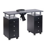 Manicure table with a dust outlet hole BD-3425+O Cza - BVShop