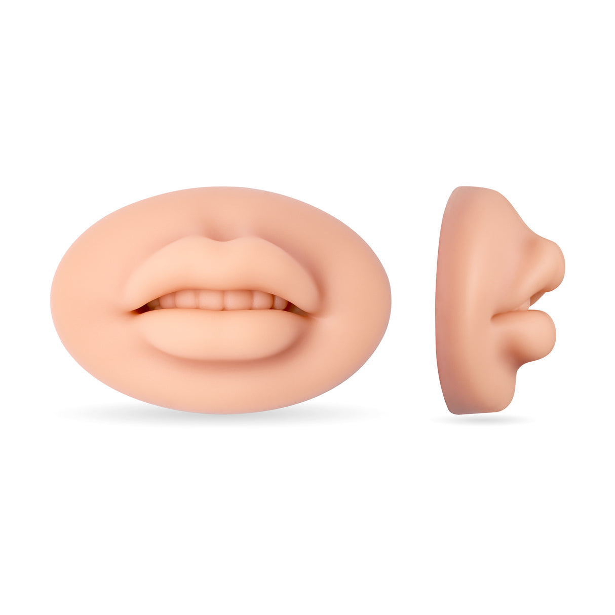 Swiss Color Práctica 3D Labio Suave Silicona Claro/Oscuro