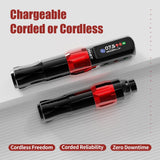 Mast Tattoo Tour 2 Pro Wireless Tattoo Machine Pen 3.5mm Stroke Pink - BVShop