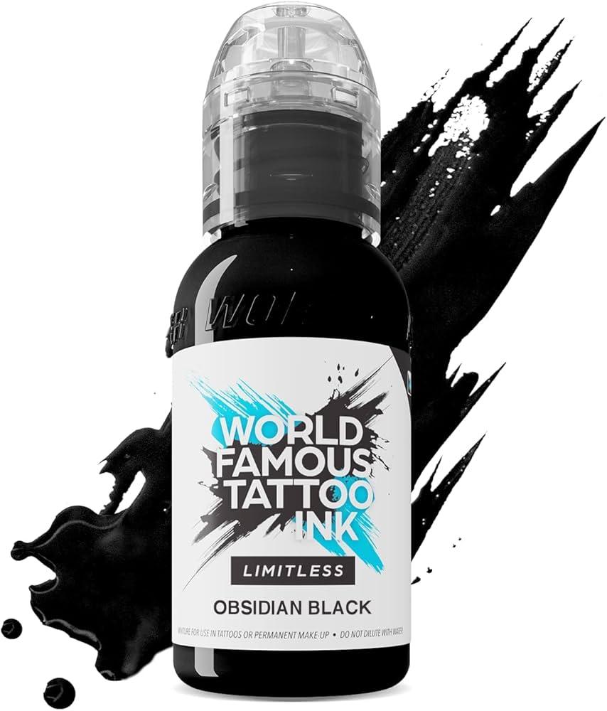 World Famous Ink Limitless Line Triple Obsidian para contornos