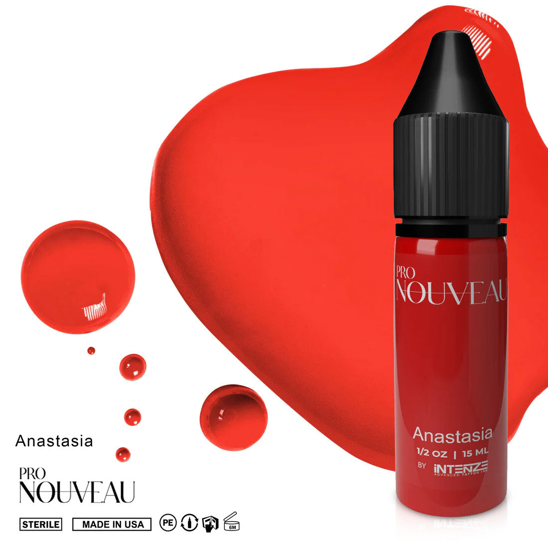 Colección de Labios Pro Nouveau de Intenze 6x15ml