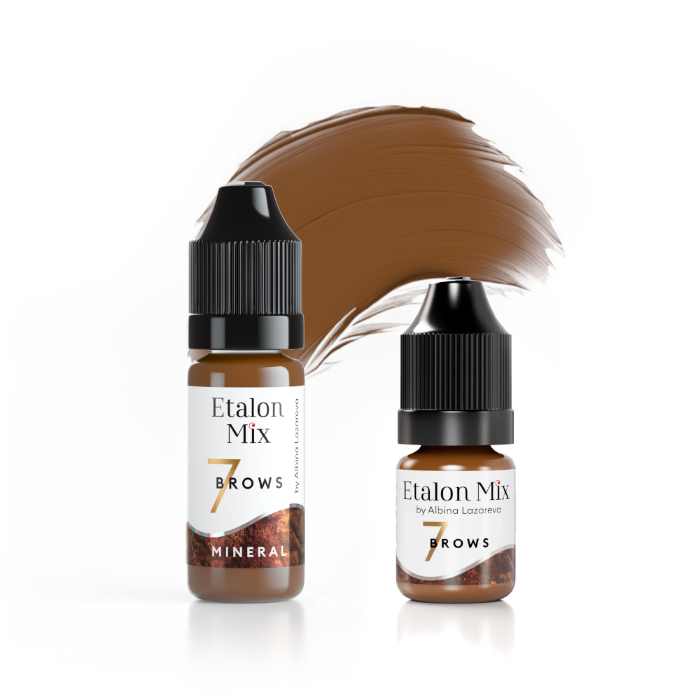 Línea Mineral Etalon Mix No.7 Pigmento de Nuez Pecan 5ml/10ml