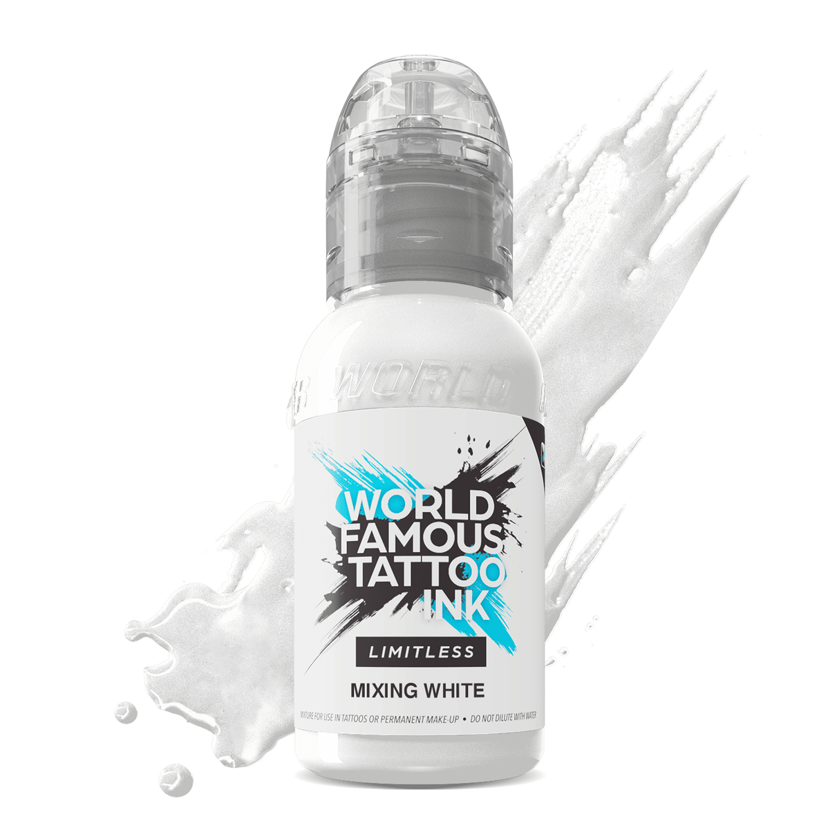 Tinta para tatuajes blanca World Famous Limitless para mezclar 30ml