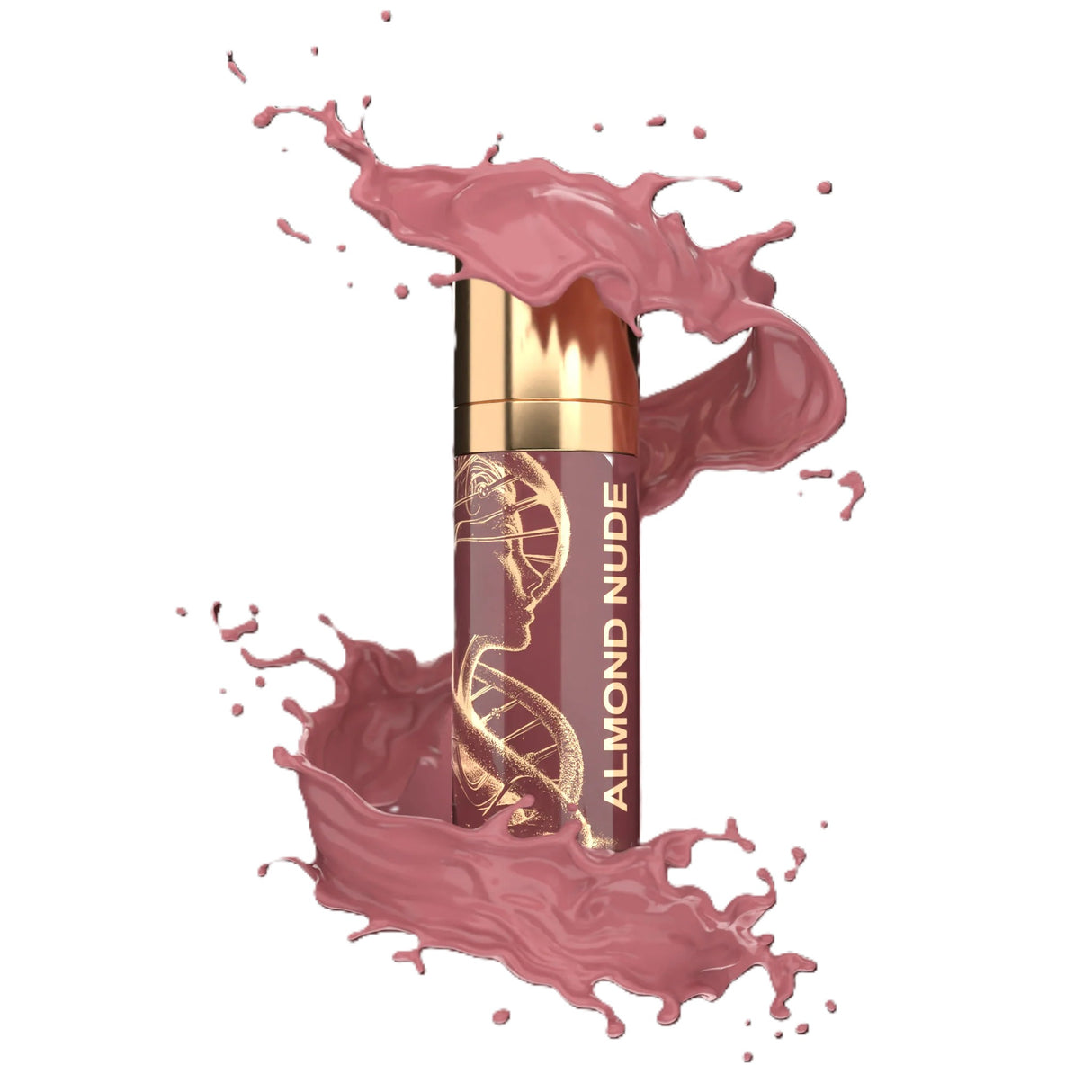 BROW DADDY × DNA Pigments Colección Oro Labios Almendra Nude