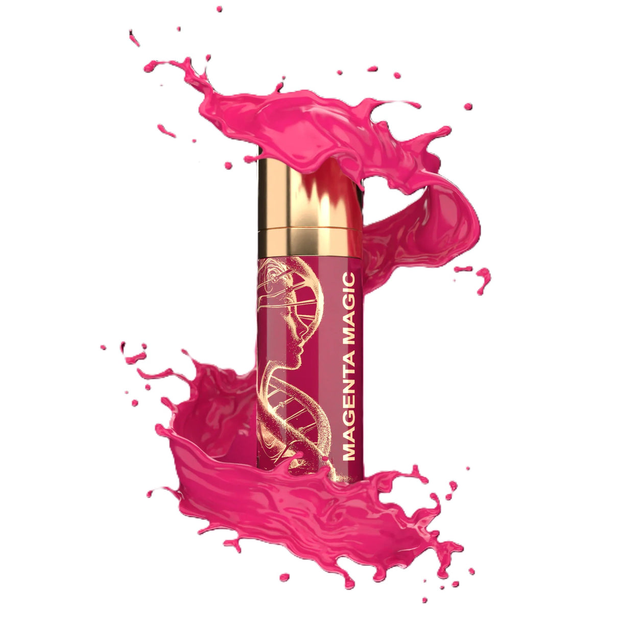 BROW DADDY × DNA Pigments Colección Oro Labios Magenta Magic