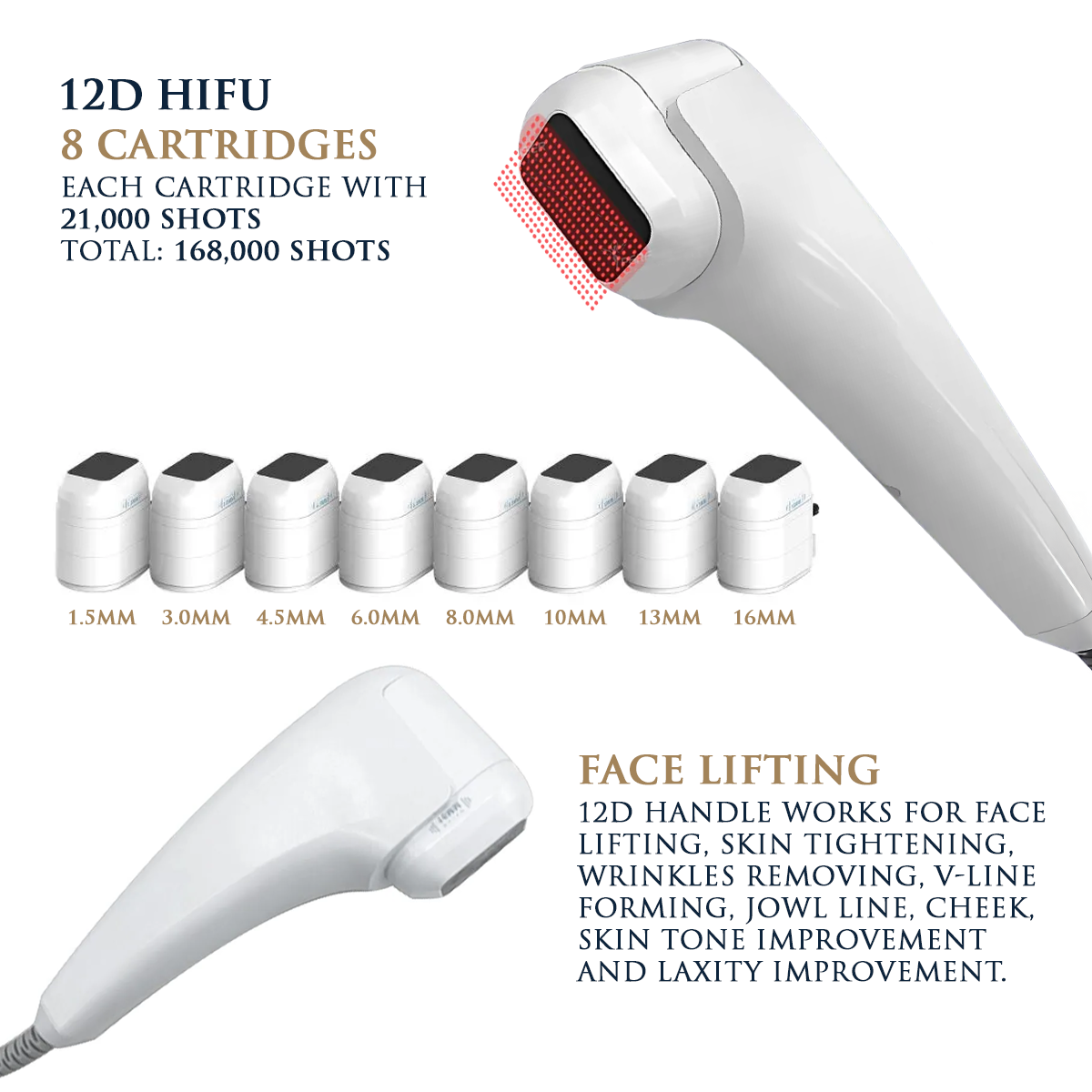 Máquina Multifuncional HIFU Skin Monarch 5 en 1