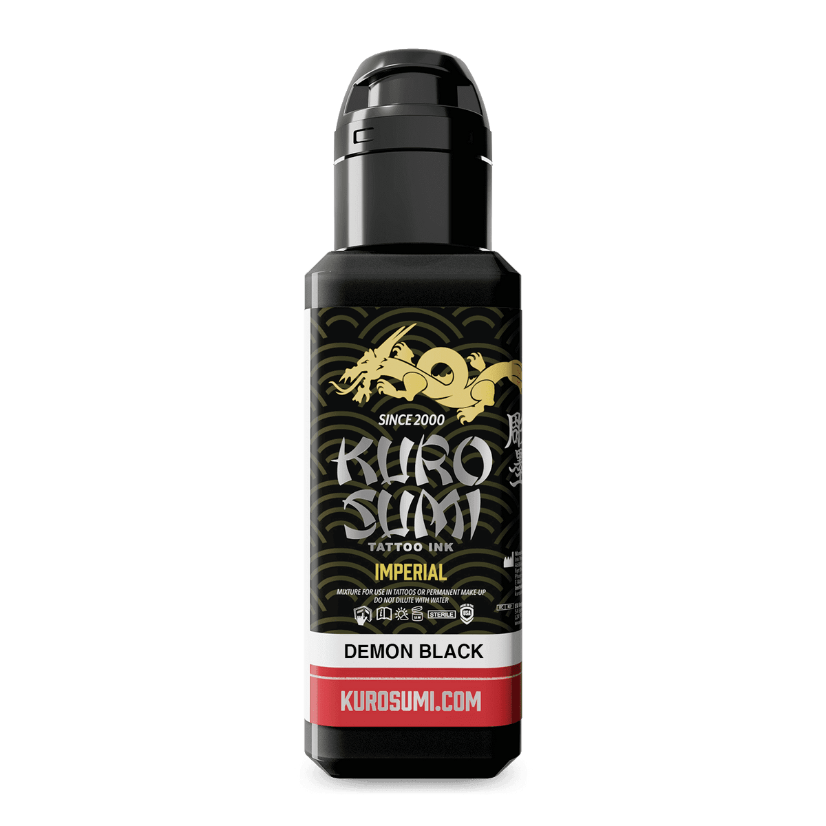 Tinta para tatuajes Kuro Sumi Imperial Demon Black