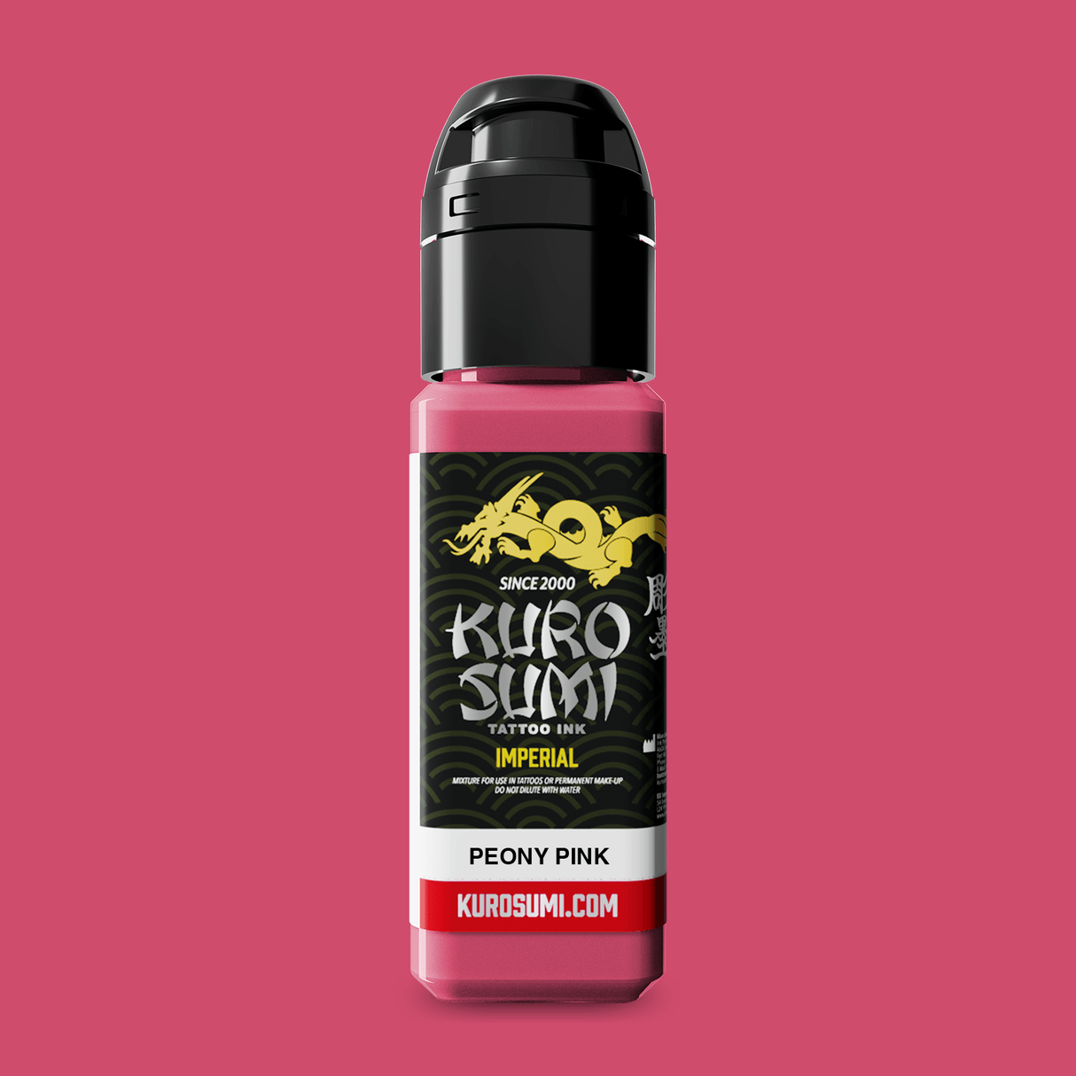 Tinta para tatuajes Kuro Sumi Imperial Peonía Rosa 44ml