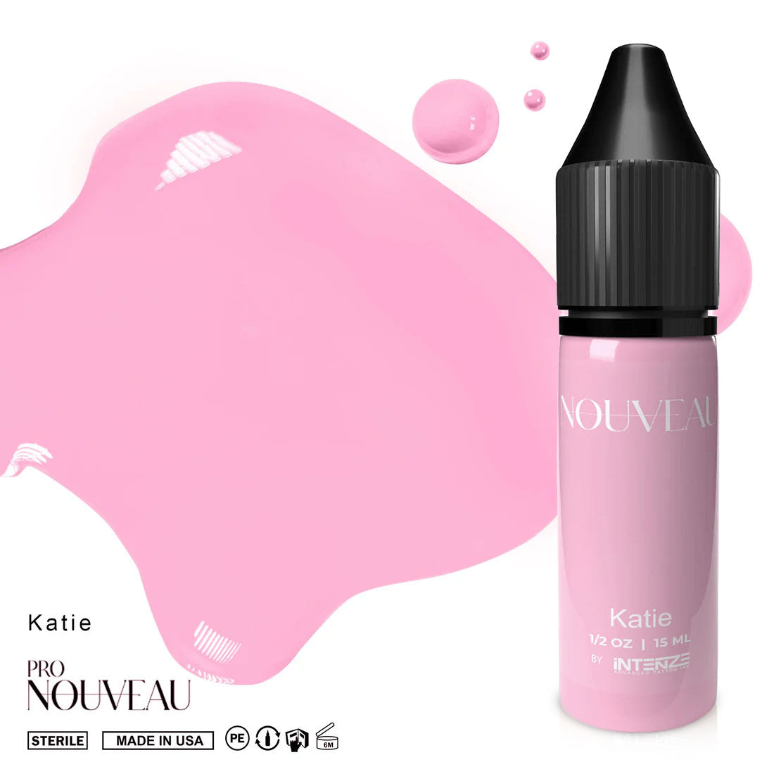 Pigmentos para labios Pro Nouveau Blush de Intenze Katie 15ml