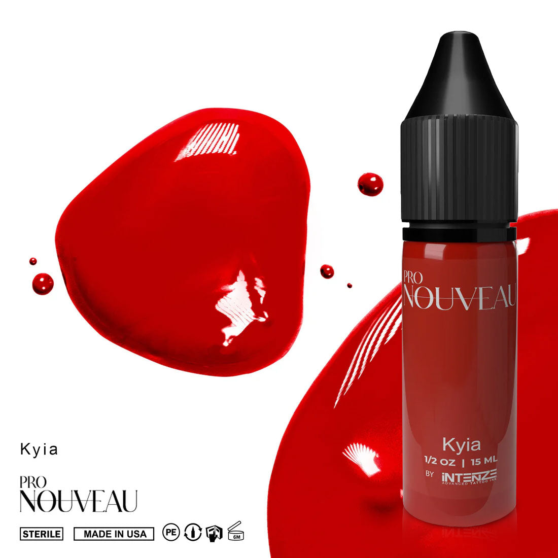 Pigmentos para labios Pro Nouveau de Intenze Kyia 15ml