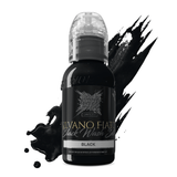 Tinta de Tatuaje Limitless Mundialmente Famosa Silvano Fiato Blackwash Black 30ml