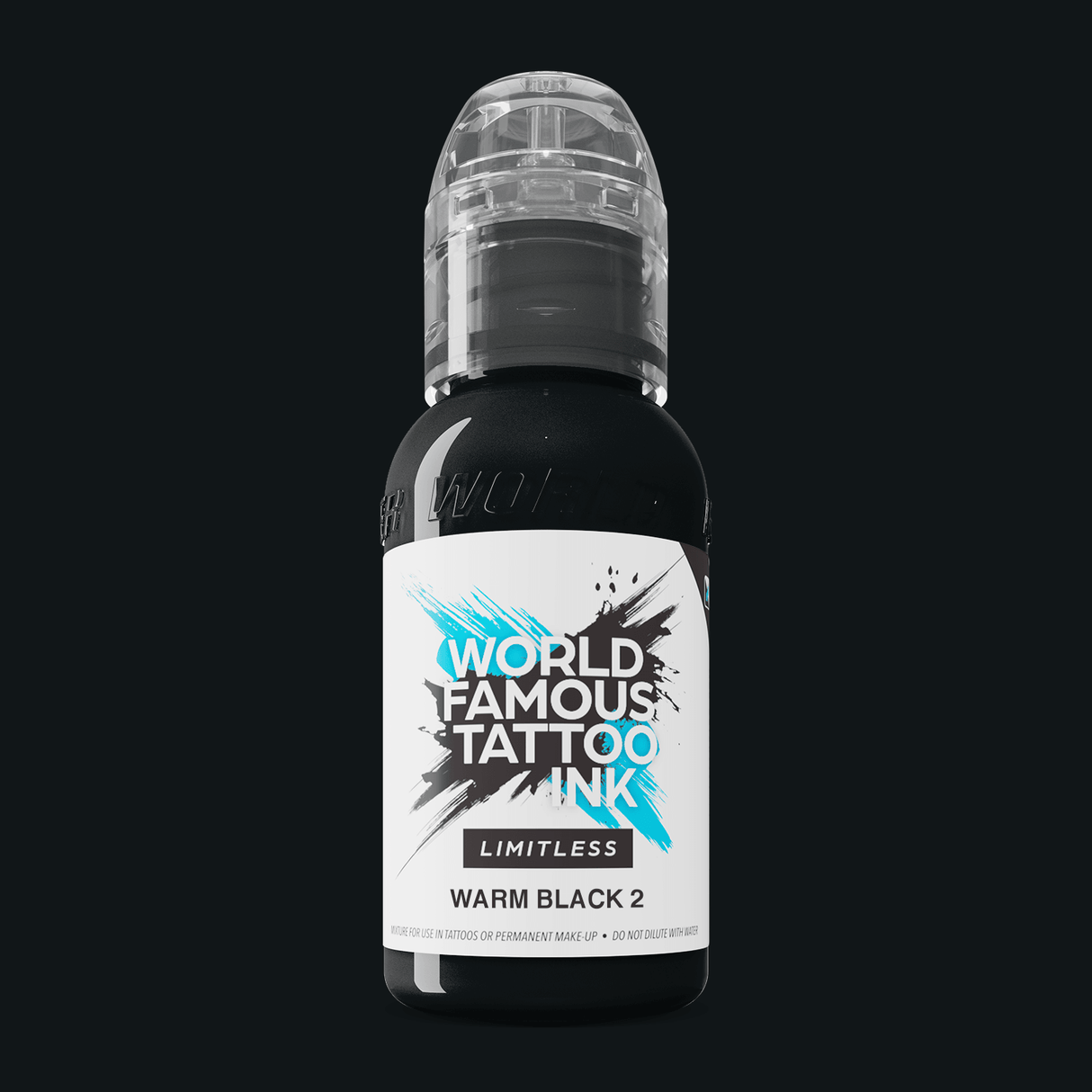 Tinta de Tatuaje Limitless Negra Cálida Famosa Mundialmente 2 30ml