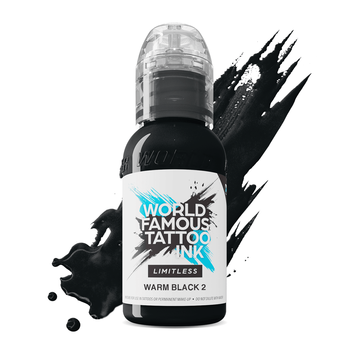 Tinta de Tatuaje Limitless Negra Cálida Famosa Mundialmente 2 30ml