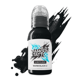 Tinta de Tatuaje Limitless Negra Cálida Famosa Mundialmente 2 30ml