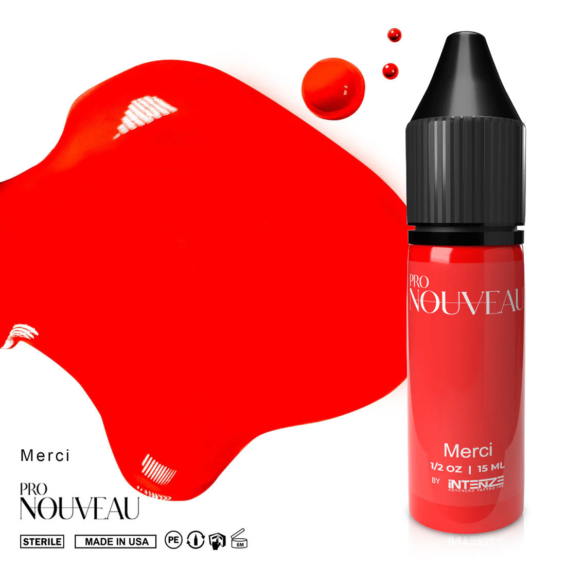 Colección de Labios Pro Nouveau de Intenze 6x15ml