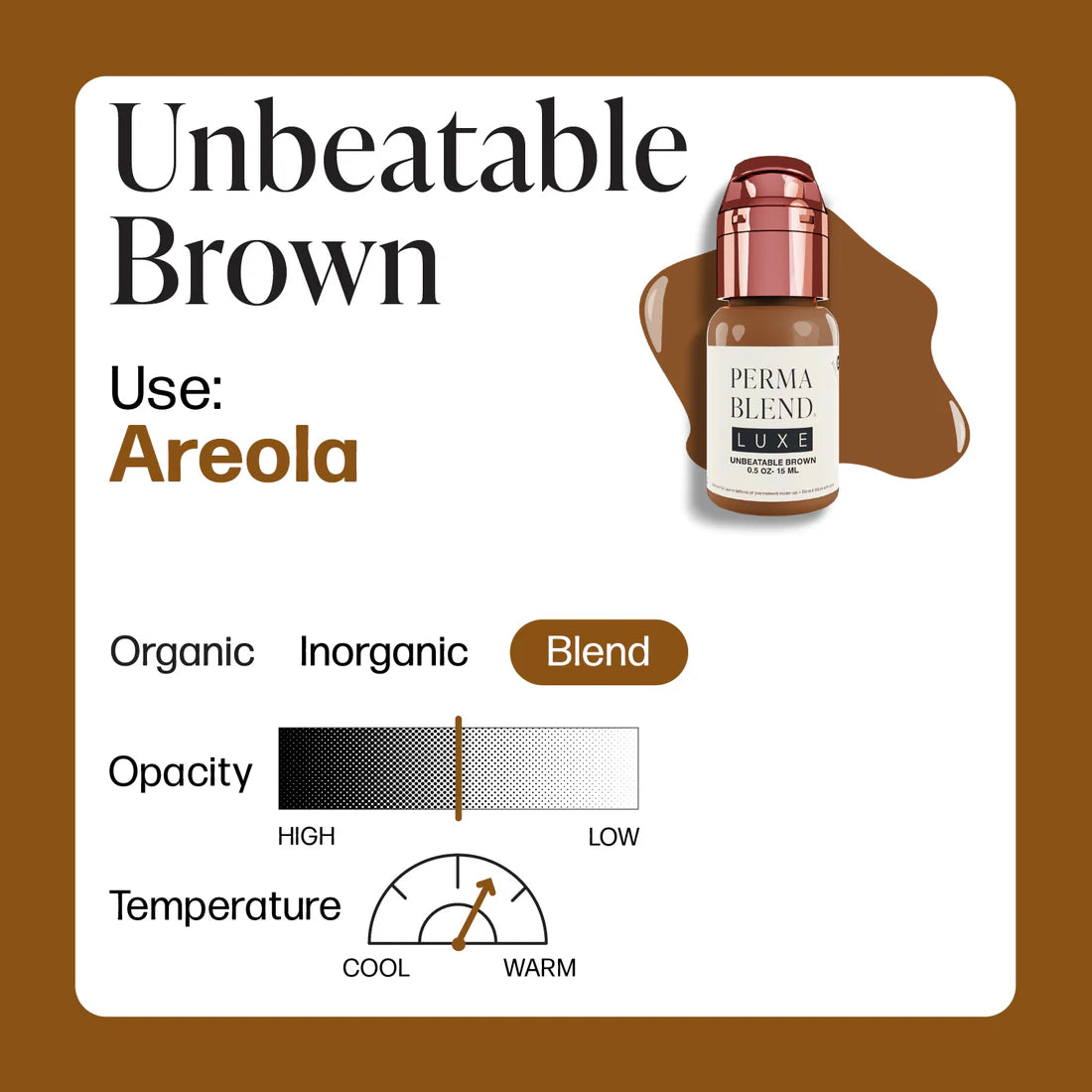 Perma Blend LUXE Imparable Areola Marrón Inmejorable 15ml