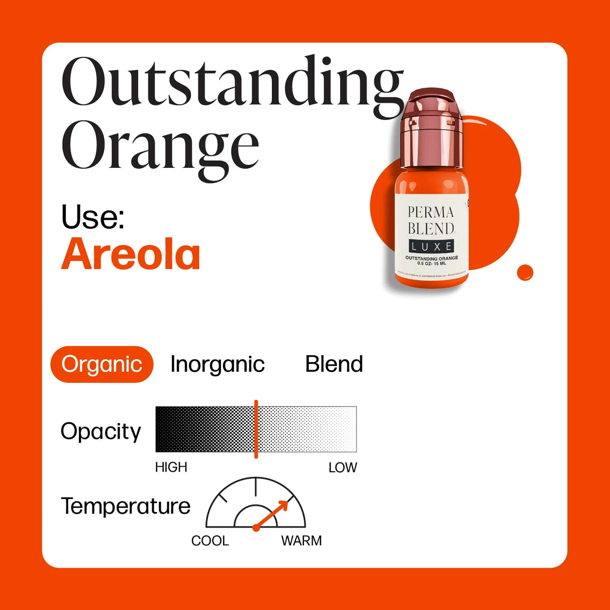 Perma Blend LUXE Areola Imparable Naranja Sobresaliente 15ml