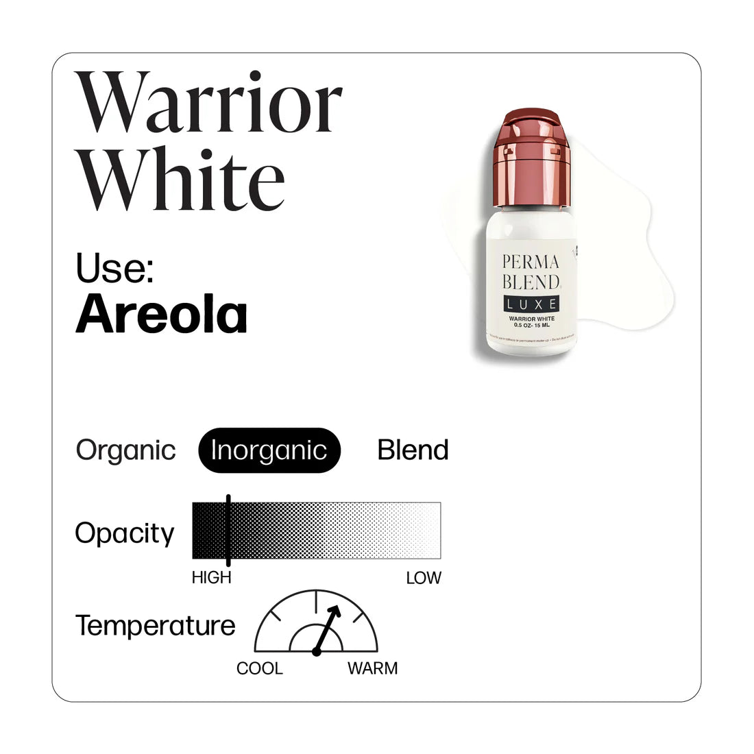 Perma Blend LUXE Guerrero Areola Imparable Blanco 15ml