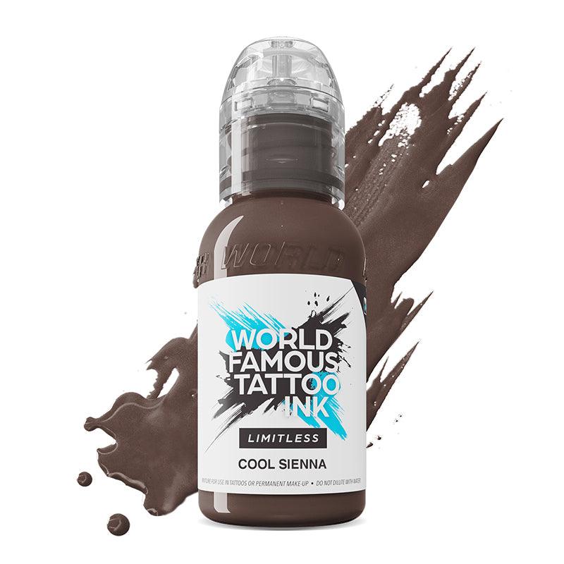 Tinta de Tatuaje Limitless Famosa Mundial Cinta Rosa Cool Sienna 30ml