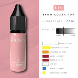 Pigmentos para labios Pro Nouveau Blush de Intenze Liv 15ml