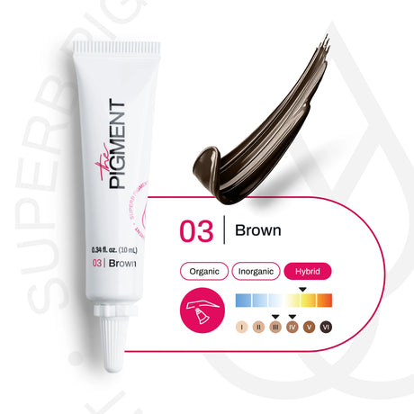 The Pigment Microblading Brown 3 Pigmento 10ml