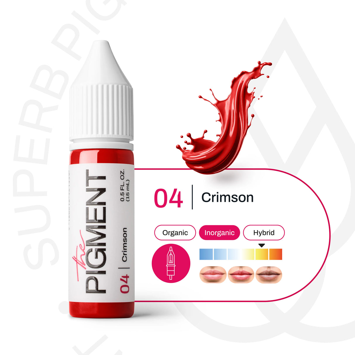 The Pigment 04 Crimson Pigmento (15ml)