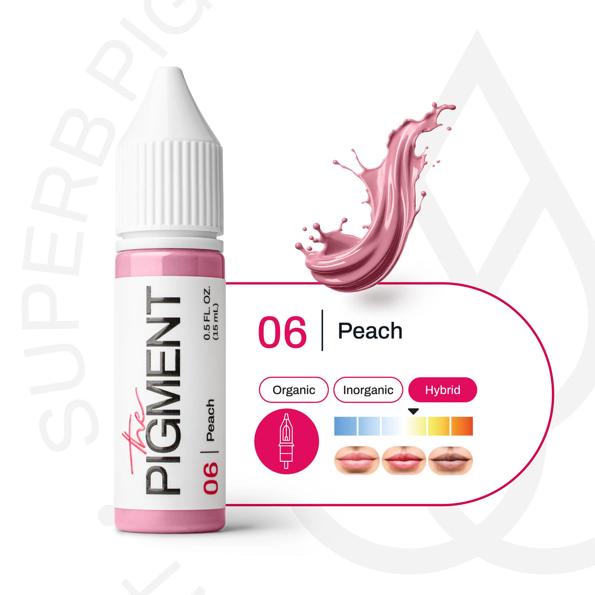 The Pigment 06 Peach Pigmento (15ml)