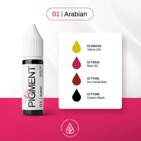 The Pigment 01 Arabian Pigment (15ml) - BVShop