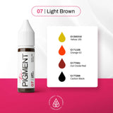The Pigment 07 Light Brown Pigmento 15ml