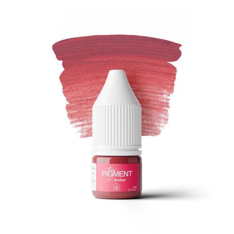 The Pigment 07 Amber 5ml lip PMU pigment bottle for artists