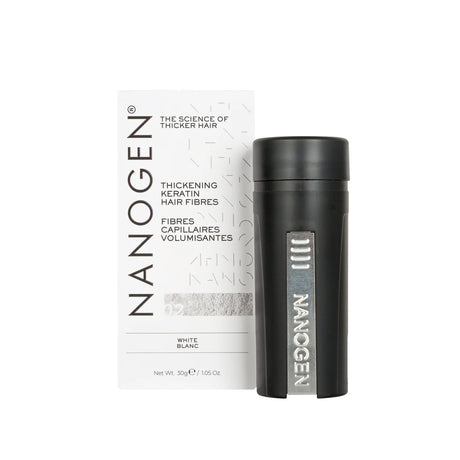 Fibra engrosadora de cabello Nanogen blanca