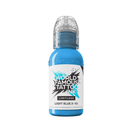 World Famous Limitless Tattoo Ink Light Blue 2 v2 (30ml)