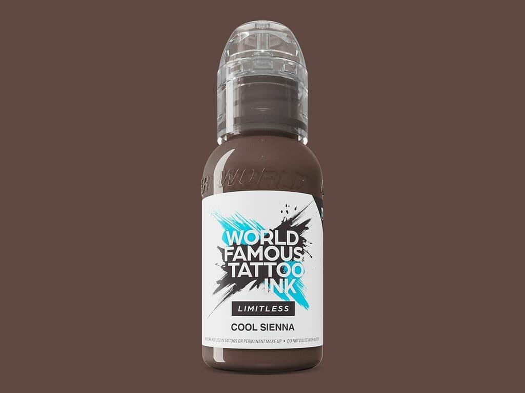 Tinta de Tatuaje Limitless Famosa Mundial Cinta Rosa Cool Sienna 30ml