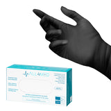 All4med disposable diagnostic nitrile gloves black S 10x100 pieces - BVShop