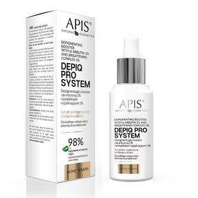 APIS DEPIQ PRO SYSTEM Depigmenting booster with α-arbutin 1% and lightening complex 1% 30 ml - BVShop