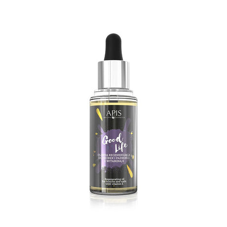 Apis good life regenerating oil for cuticles and nails with vitamin E, 30 ml - BVShop