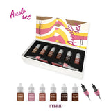 Conjunto de Pigmentos Híbridos para Areola AS COMPANY 6 × 6ml
