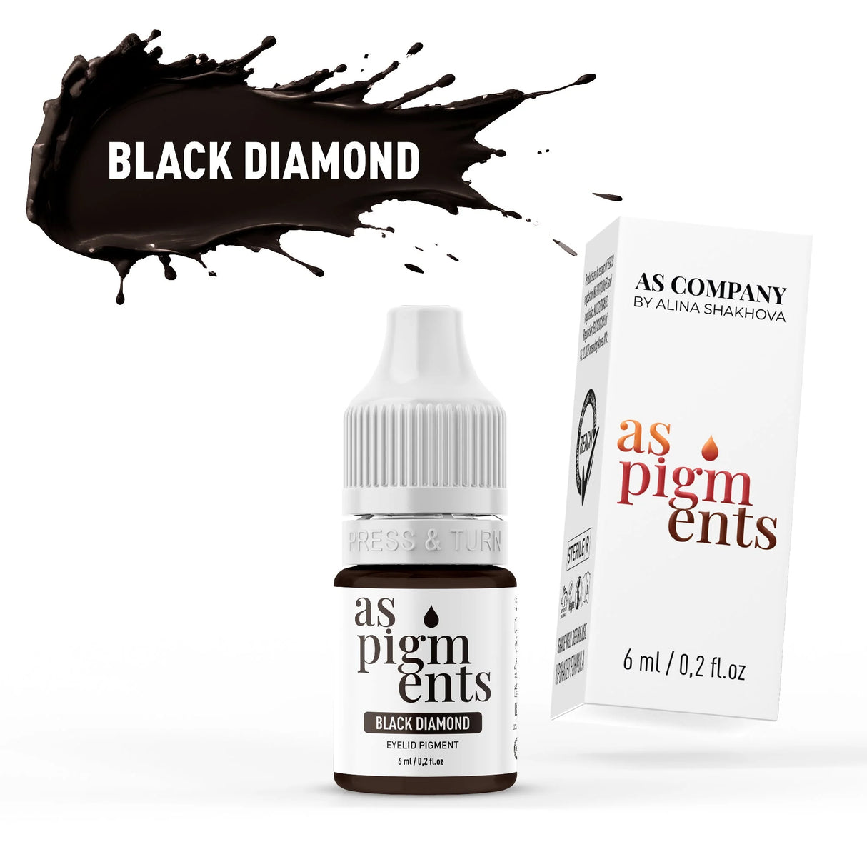 AS COMPANY Black Diamond (AS Pigmentos) 6/12ml