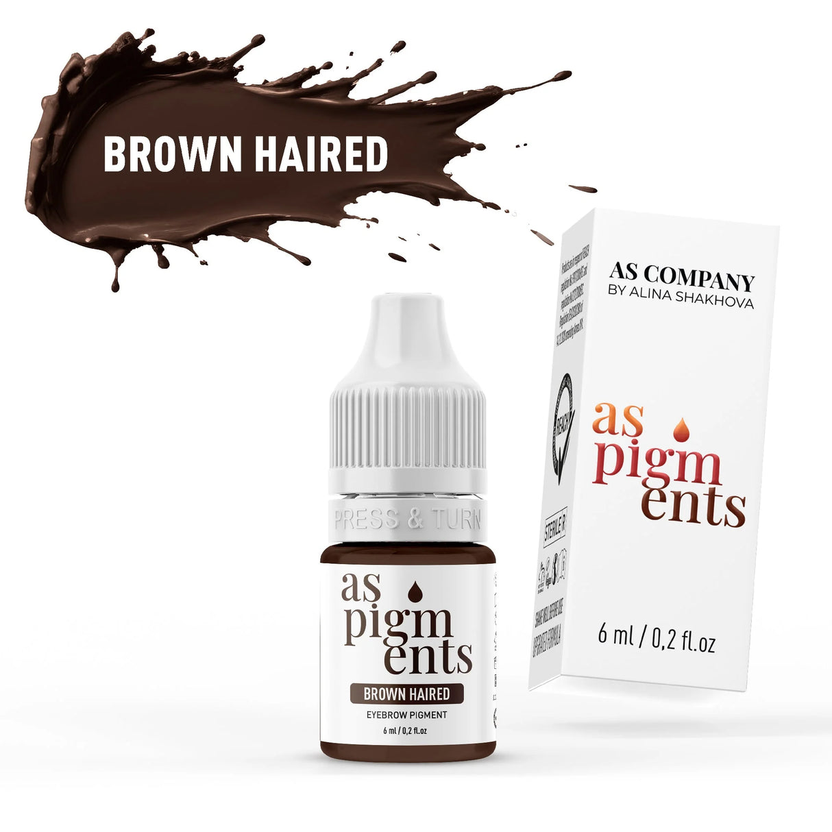 COMO COMPAÑÍA Cabello Castaño (Como Pigmentos) 6/12ml