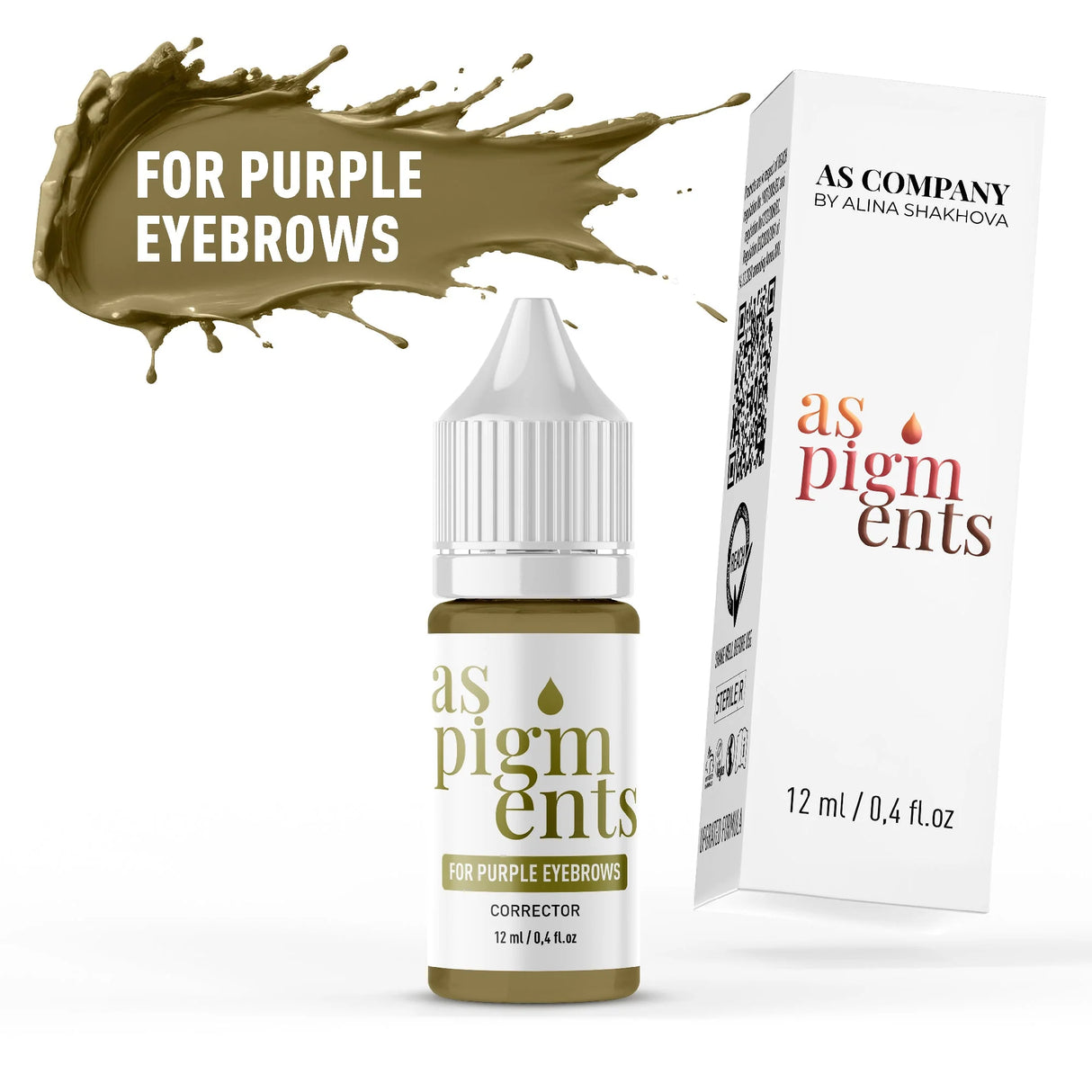 AS COMPANY Para Cejas Moradas / Corrector (Pigmentos AS) 6/12ml