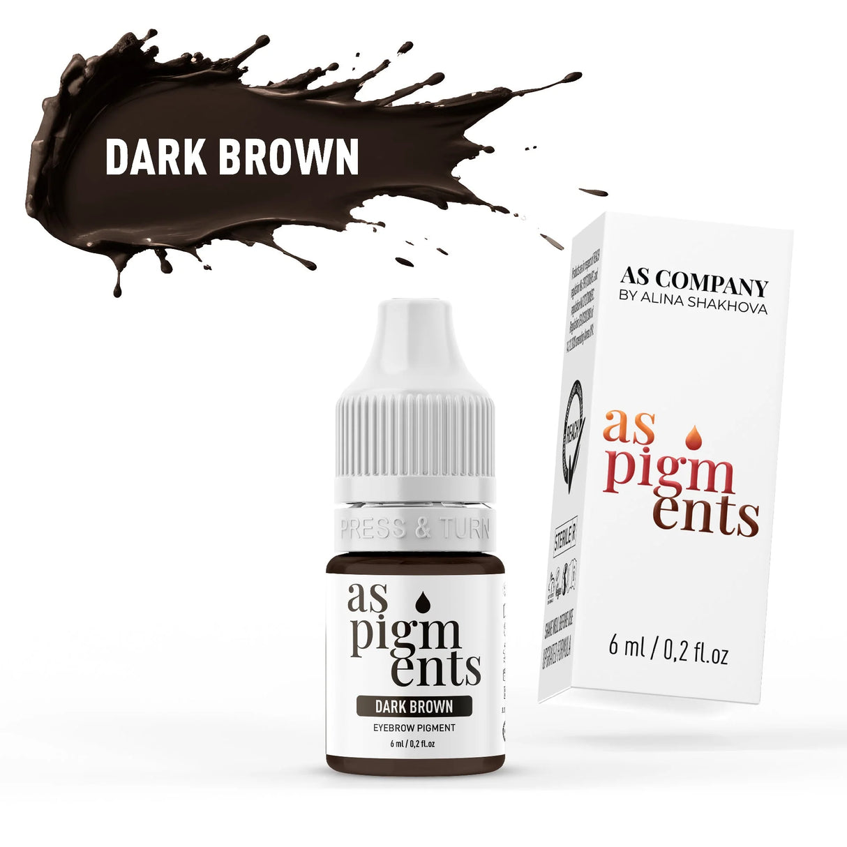 AS COMPANY Marrón Oscuro (Pigmentos AS) 6/12ml