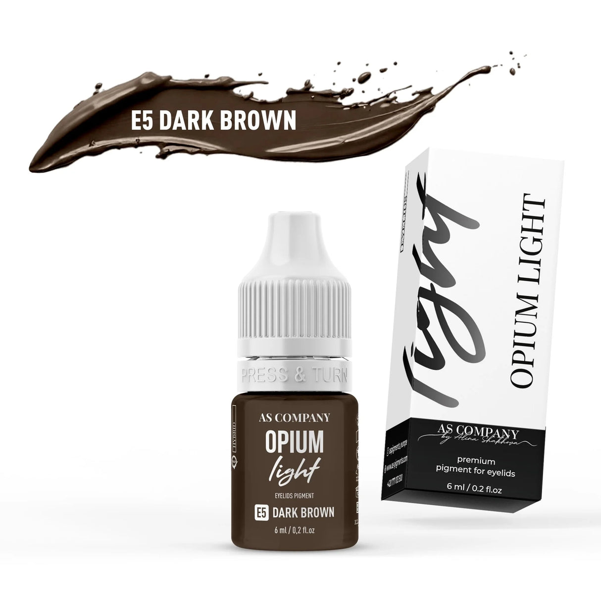 AS COMPANY E5 Marrón Oscuro (OPIUM LIGHT) 6ml