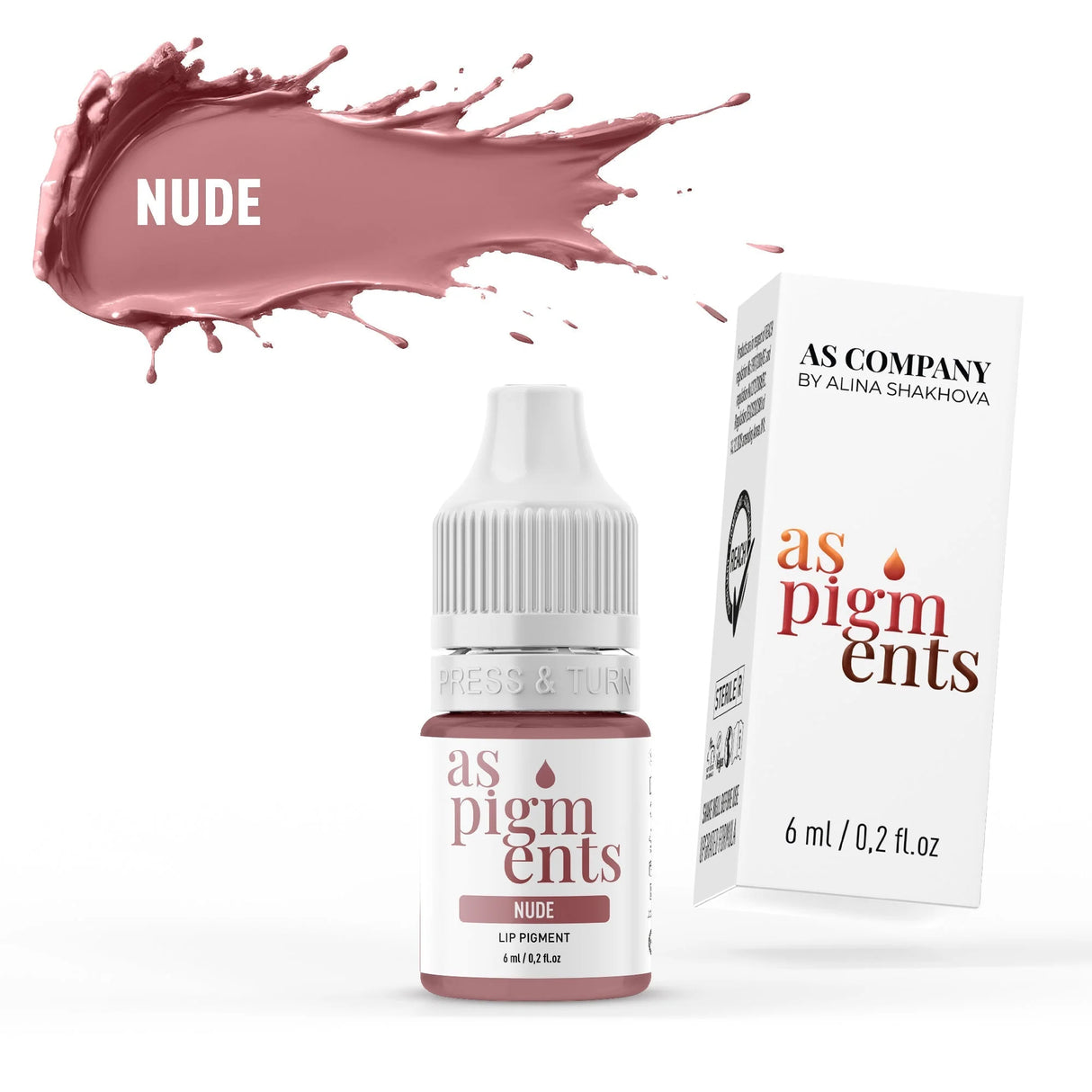 AS COMPANY Lip Set AS PIGMENTS Hybrid 6pcs/6ml