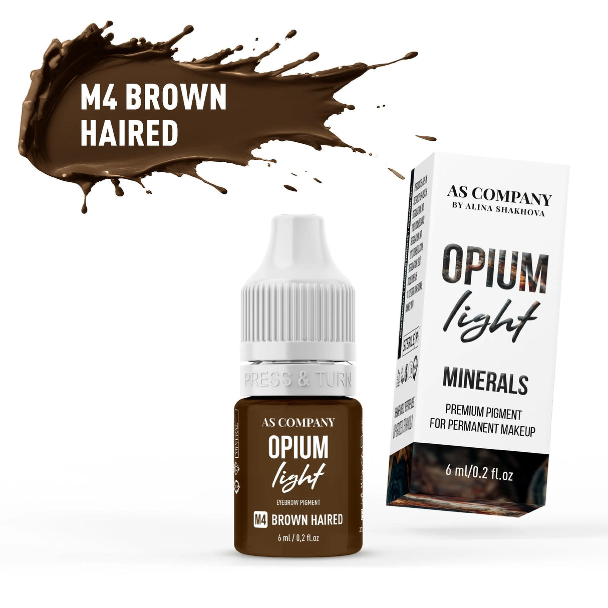 COMO COMPAÑÍA M4-Cabello Castaño Mineral (OPIUM LIGHT) 6/15ml