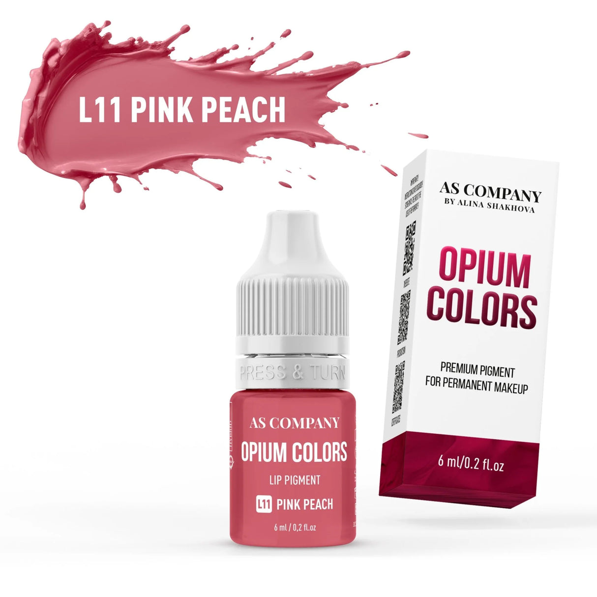 AS COMPANY L11-Durazno Rosa (COLORES OPIUM) 6/15ml