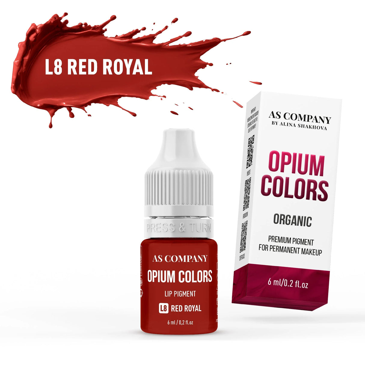 AS COMPANY L8-Rojo Real (COLORES OPIUM) 6/15ml