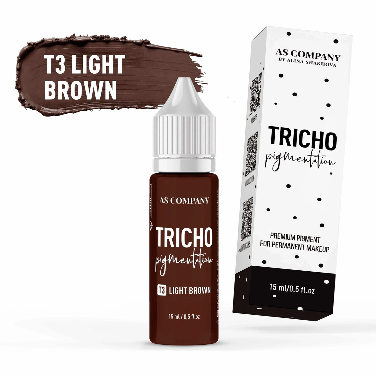 AS COMPANY T3 Marrón Claro (TRICOPIGMENTACIÓN) 15ml