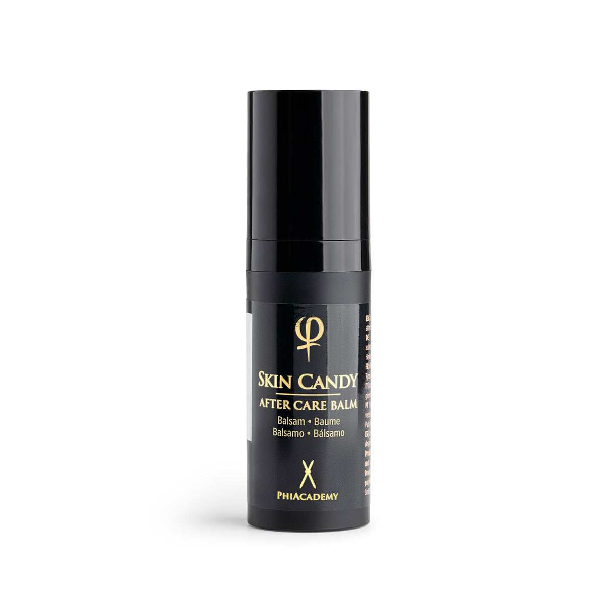 PhiAcademy Skin Candy After Care Balm — aftercare balm bottle reverse