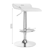 BAR STOOL QS-B08 WHITE - BVShop
